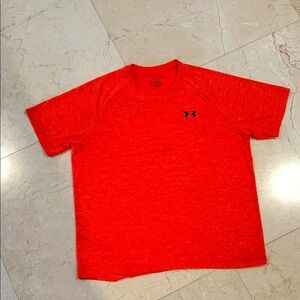 Under Armour Men's Bright Orange Short Sleeve Tee